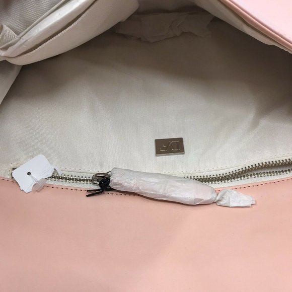 DIANE VON FURSTENBERG White Croc Embossed Shoulder - Picture 4 of 8